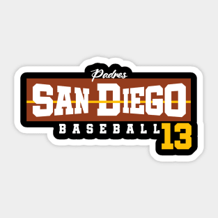 San Diego 13 Sticker